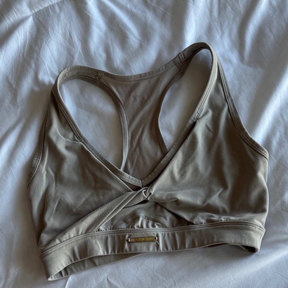 Whitney Simmons Tan Sports bra
